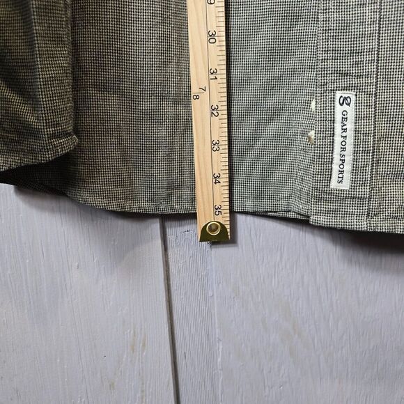 Gear For Sports Houndstooth Button Down Alcan Oswego Works Shirt Mens Sz XXL - Picture 10 of 11